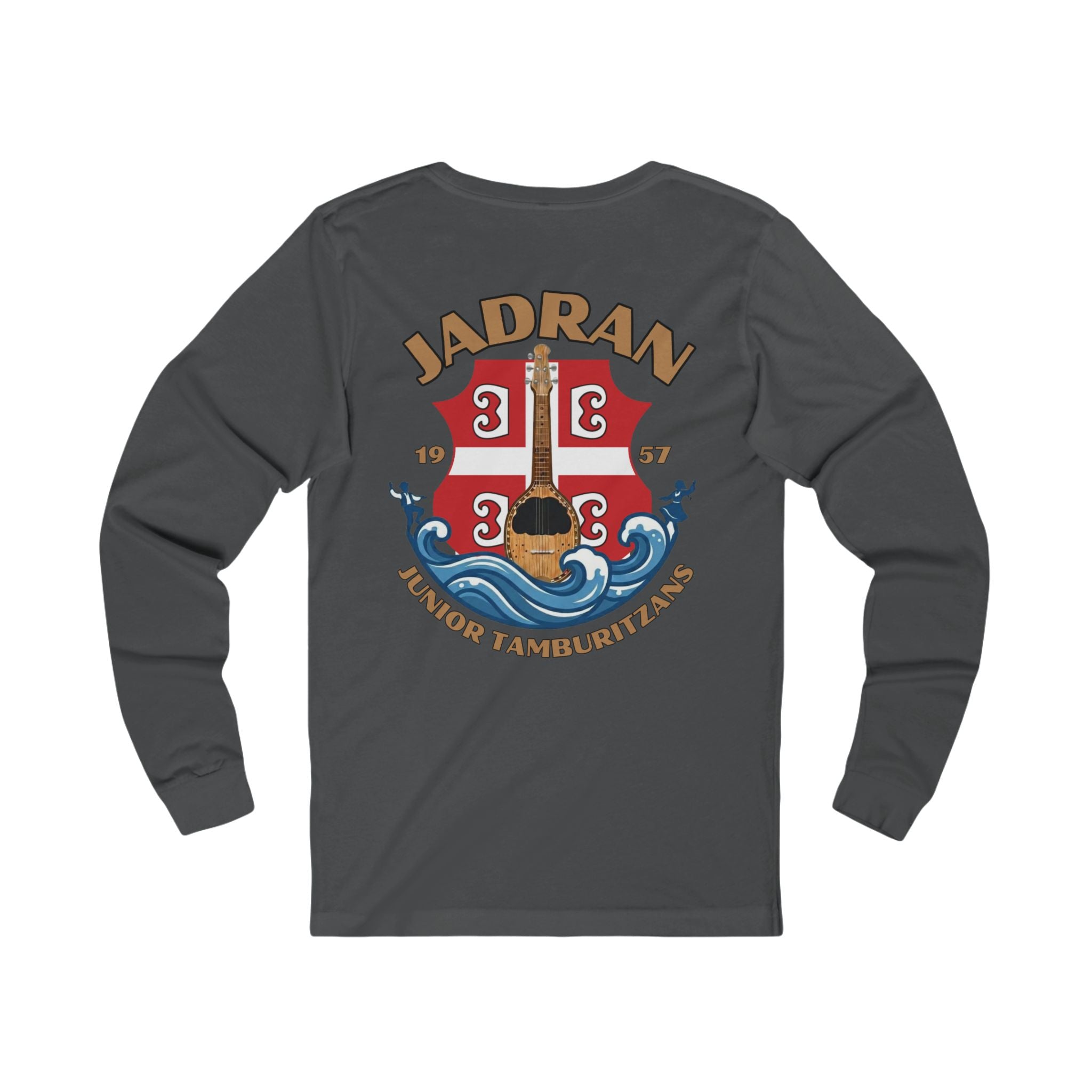 Jadran Junior Tamburitzans Long Sleeve Tee - Serbian Logo