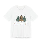 Christmas Tree Tee - "Oh Christmas Tree" Leopard & Pine Holiday T-Shirt