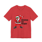 Christmas Eve Wrapper T-Shirt — Dabbing Santa Holiday Tee