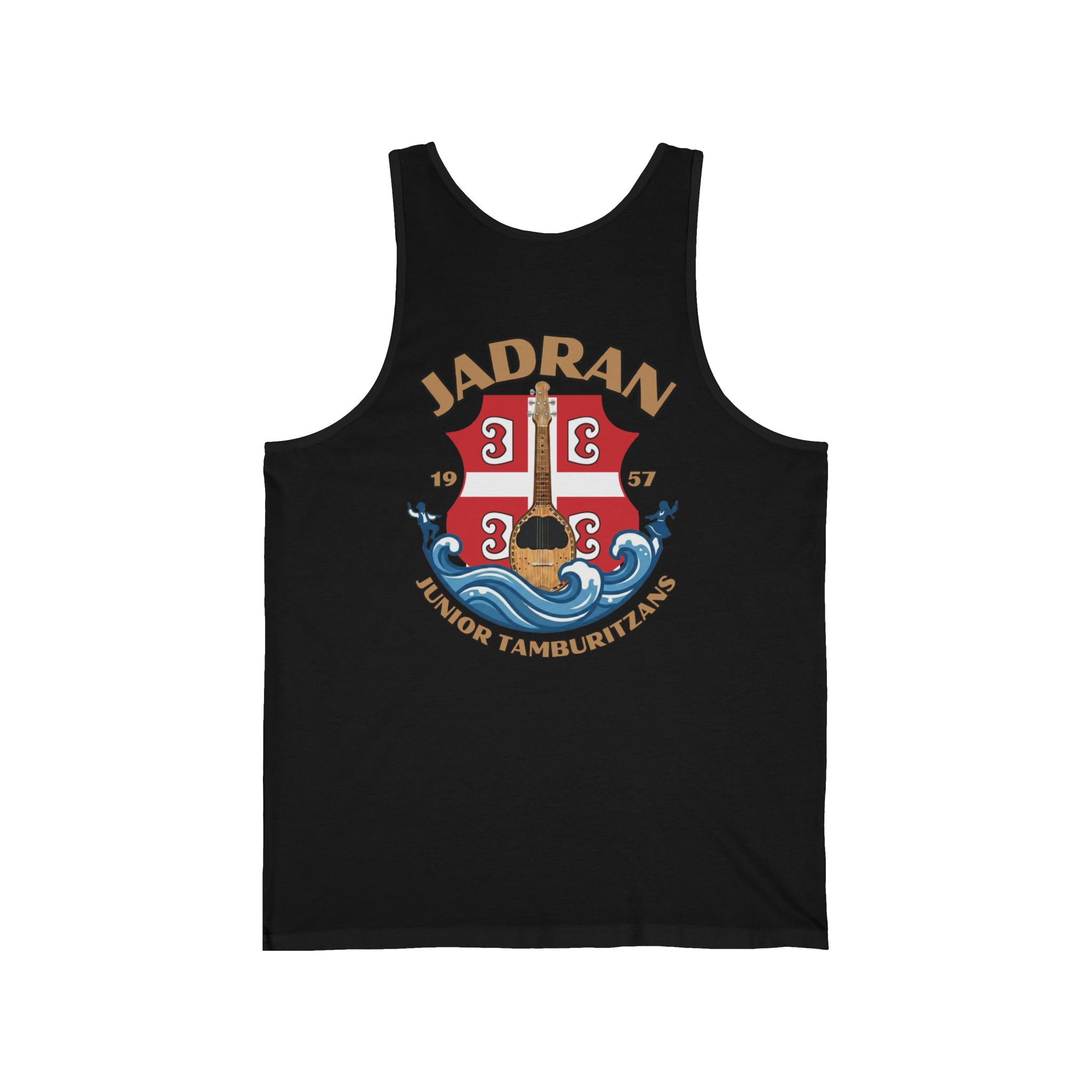 Jadran Junior Tamburitzan Unisex Tank Top - Serbian Logo
