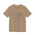 Merry Christmas Minimal Tree Tee