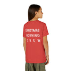 Youth Tee — "Christmas Morning Crew" Holiday Kids T-Shirt