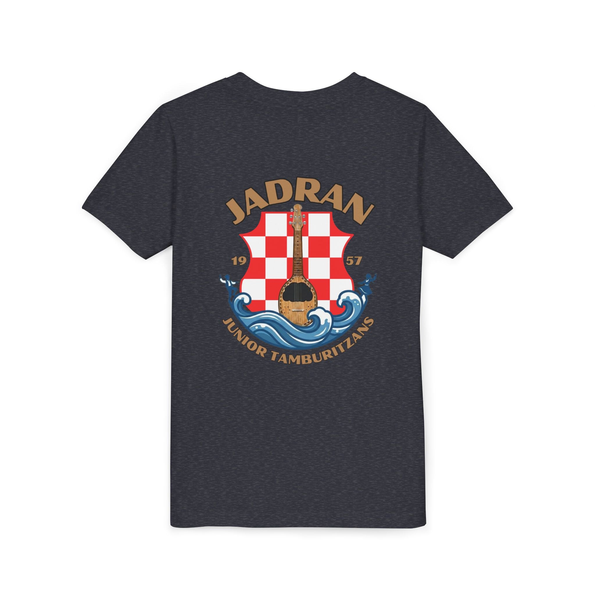 Jadran Junior Tamburitzans Kid Shirt - Tan Lettering