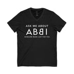 Custom Abbi Skincare V Neck Shirt - Mary Ann