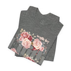 Faith Floral Tee — “Walk by Faith and Not by Sight” Inspirational T‑Shirt