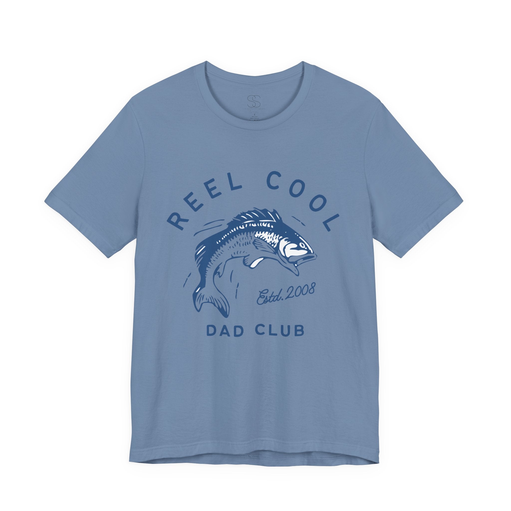 Reel Cool Dad Club Fishing T-Shirt — Established 2008 Graphic Tee