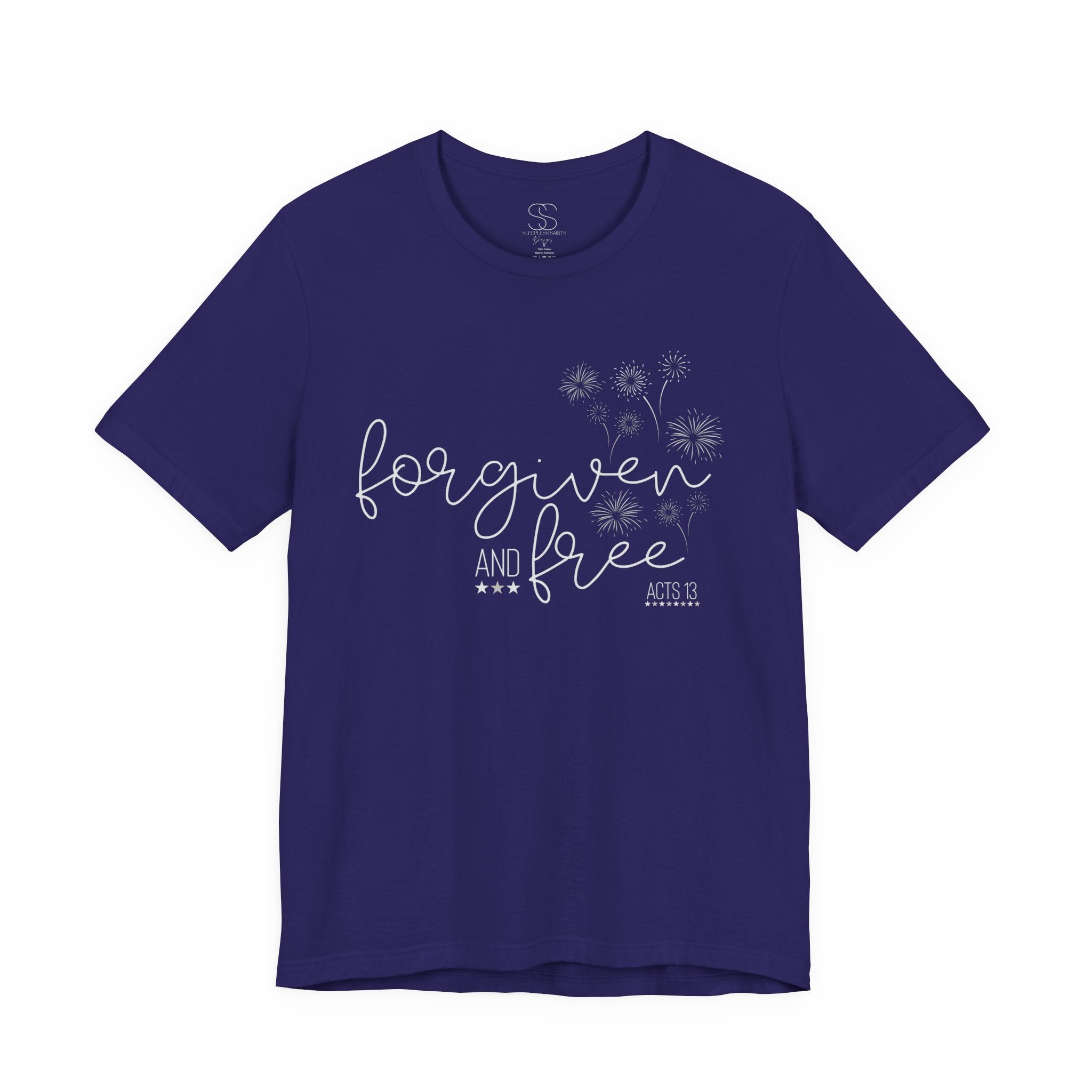 Forgiven and Free T-Shirt - Christian Faith Tee (Acts 13)