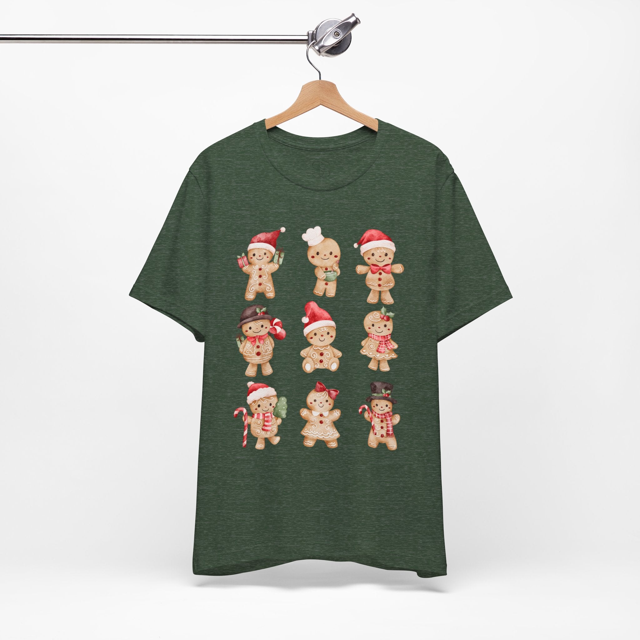 Christmas Gingerbread Characters Tee – Cute Holiday Cookie Shirt