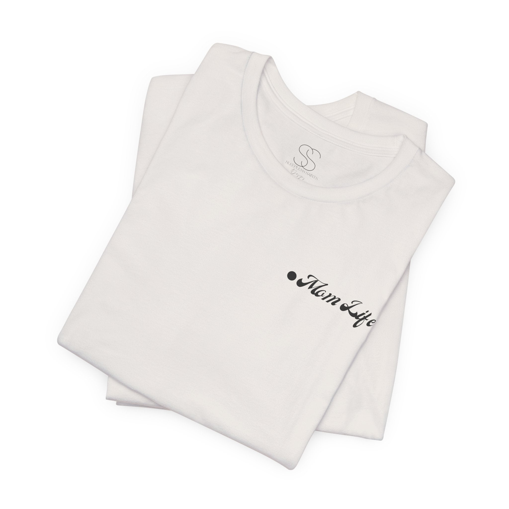 Mom Life Tee — Floral Skeleton Hand Graphic Motherhood T‑Shirt