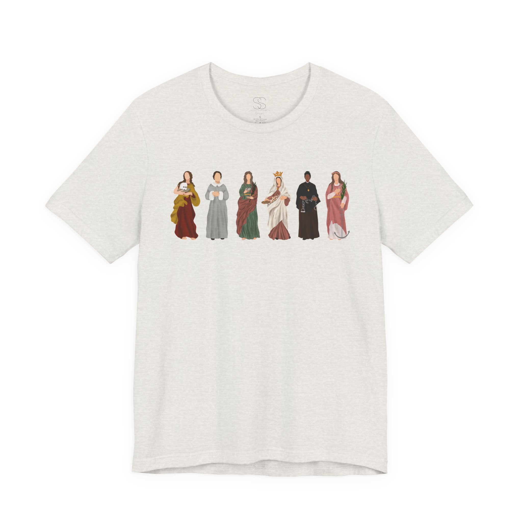 Holy Women Figures Illustration T-Shirt - Saints