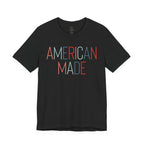 American Made Tee - Retro Red & Blue Graphic T-Shirt