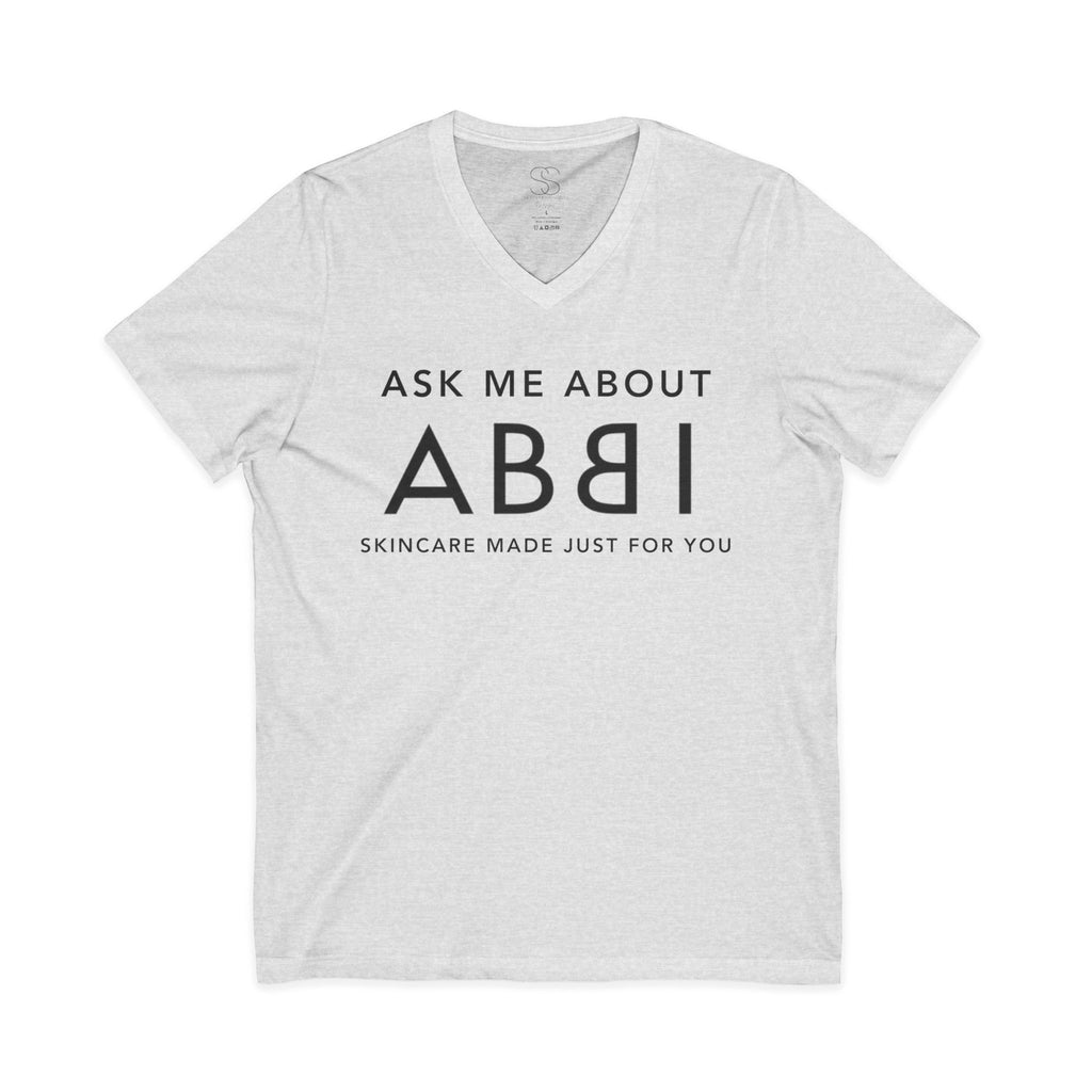 Custom Abbi Skincare V Neck Shirt - Mary Ann