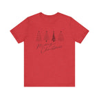 Merry Christmas Minimal Tree Tee