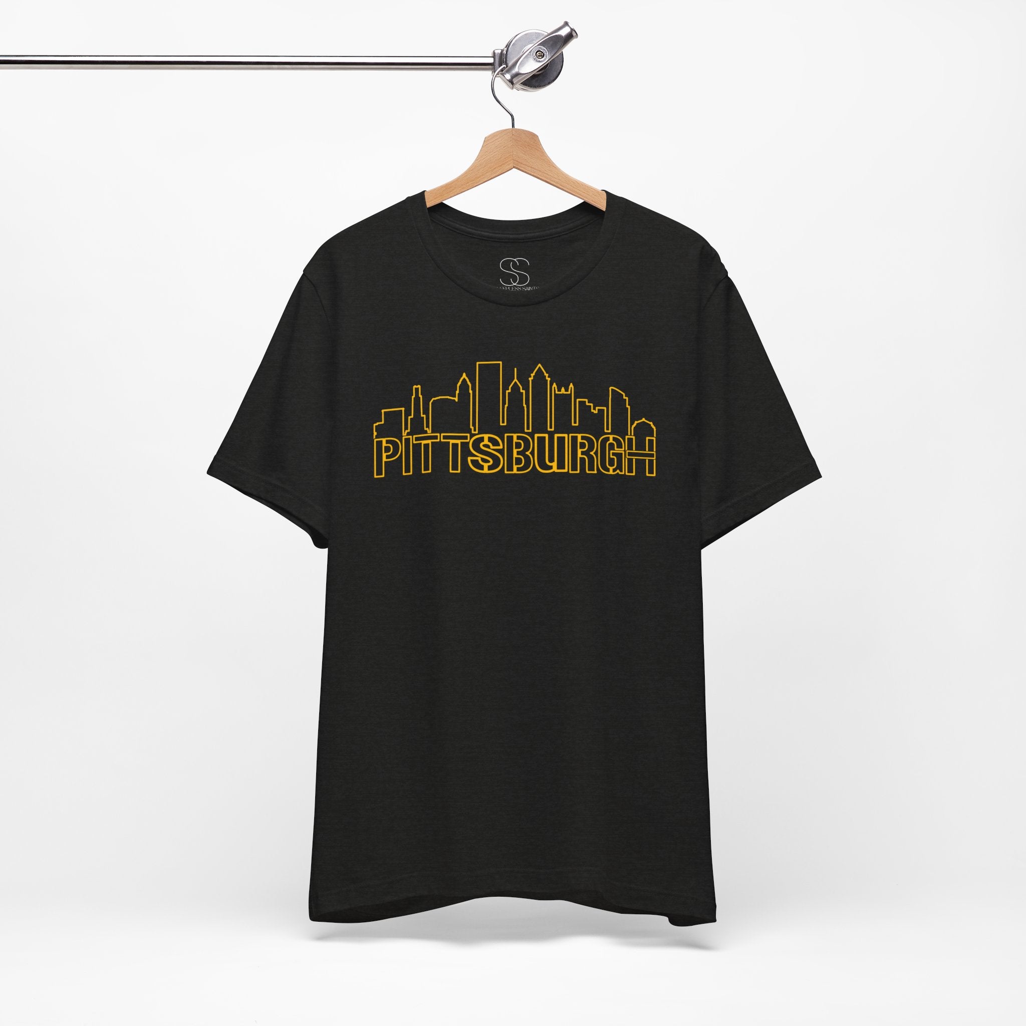 Pittsburgh Skyline T-Shirt — Gold City Outline Tee