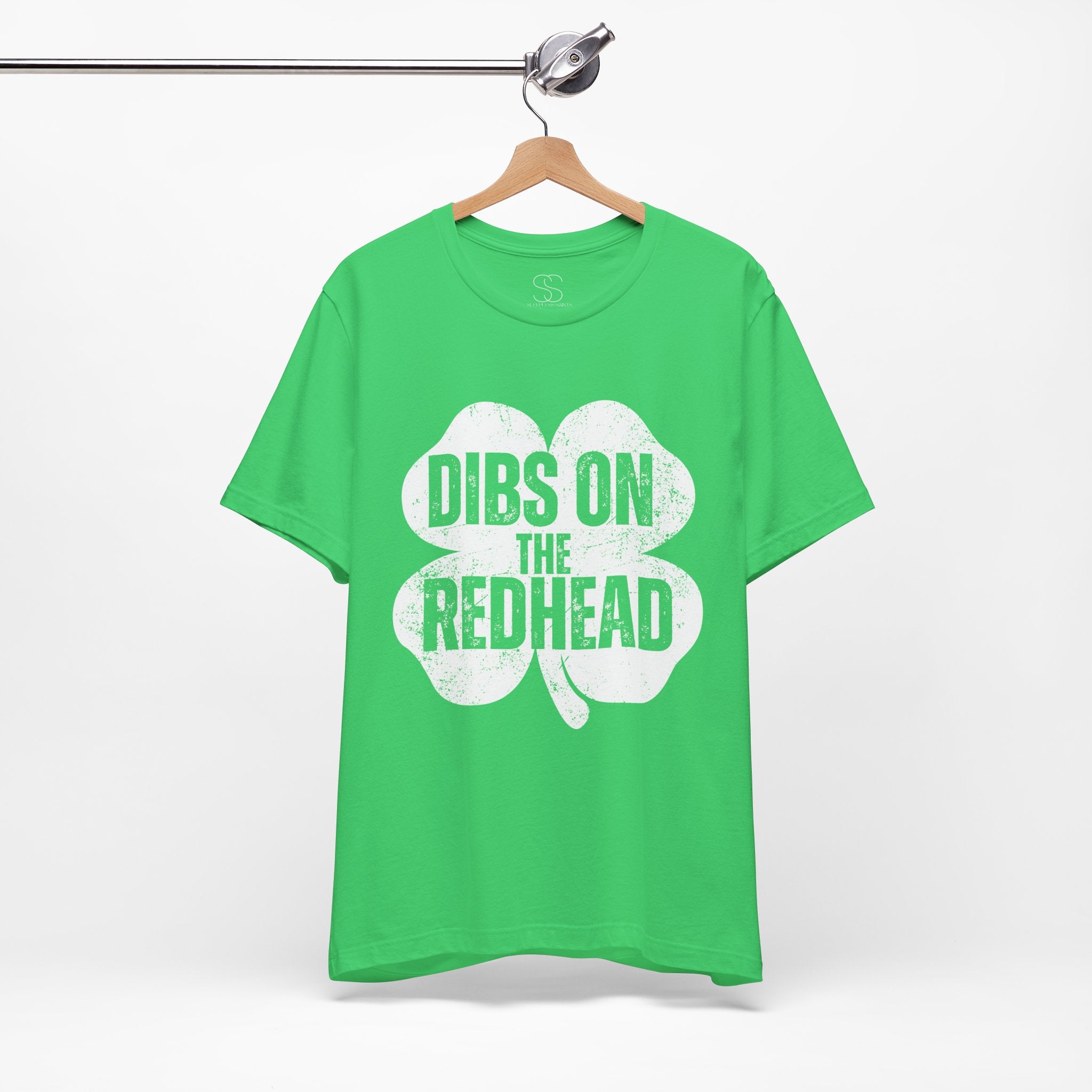 Dibs On The Redhead Shamrock T-Shirt — Funny St. Patrick’s Day Tee