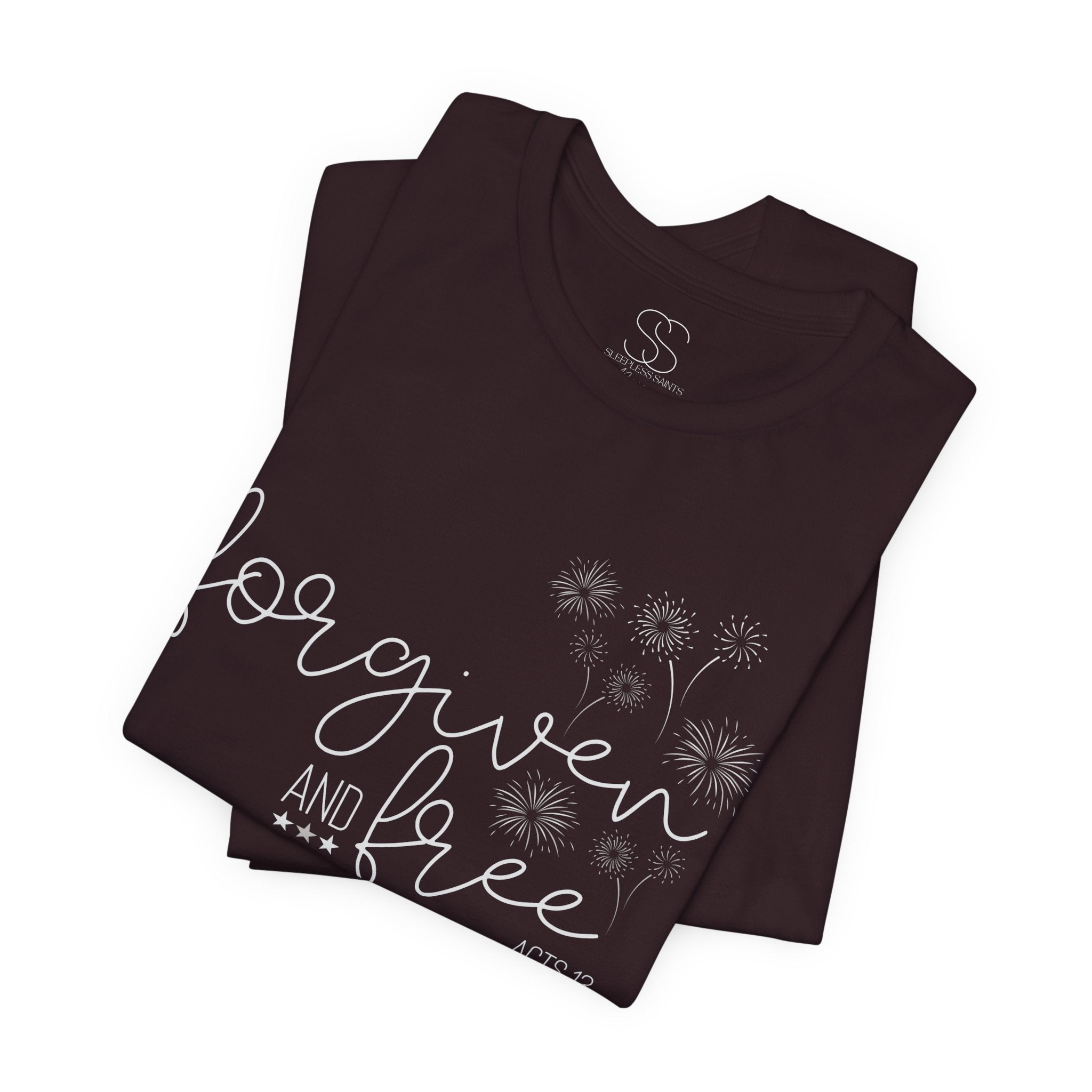 Forgiven and Free T-Shirt - Christian Faith Tee (Acts 13)