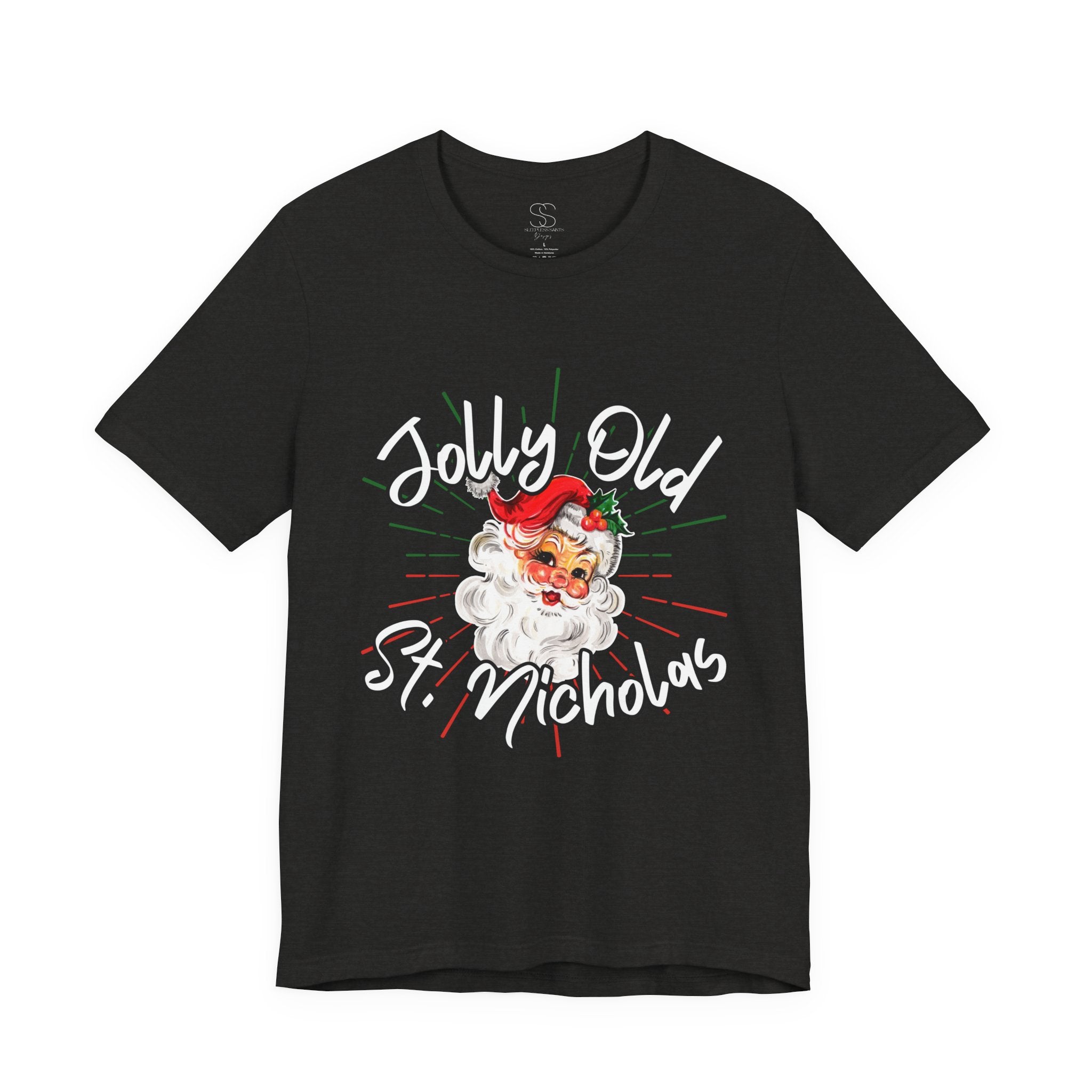 Santa Claus Unisex Tee - Jolly Old St Nicholas