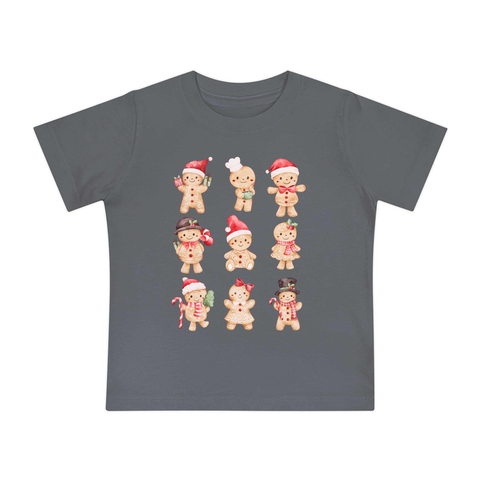 Christmas Gingerbread Babies Baby T-Shirt – Cute Holiday Cookie Crew