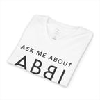 Custom Abbi Skincare V Neck Shirt - Mary Ann