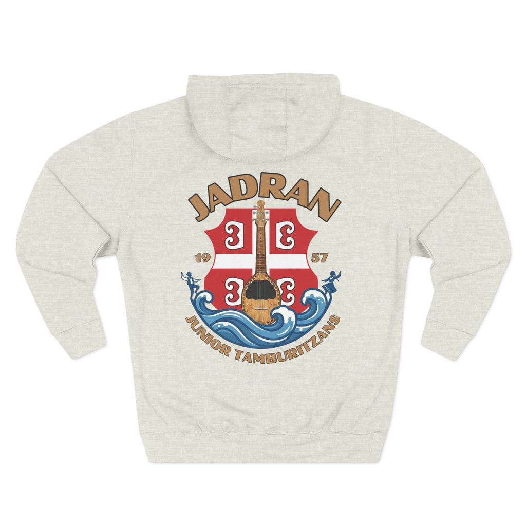 Jadran Junior Tamburitzans Adult Sweatshirt Hoodie - Serbian Logo