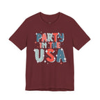 Party in the USA T-Shirt - Patriotic Fourth of July Graphic Tee