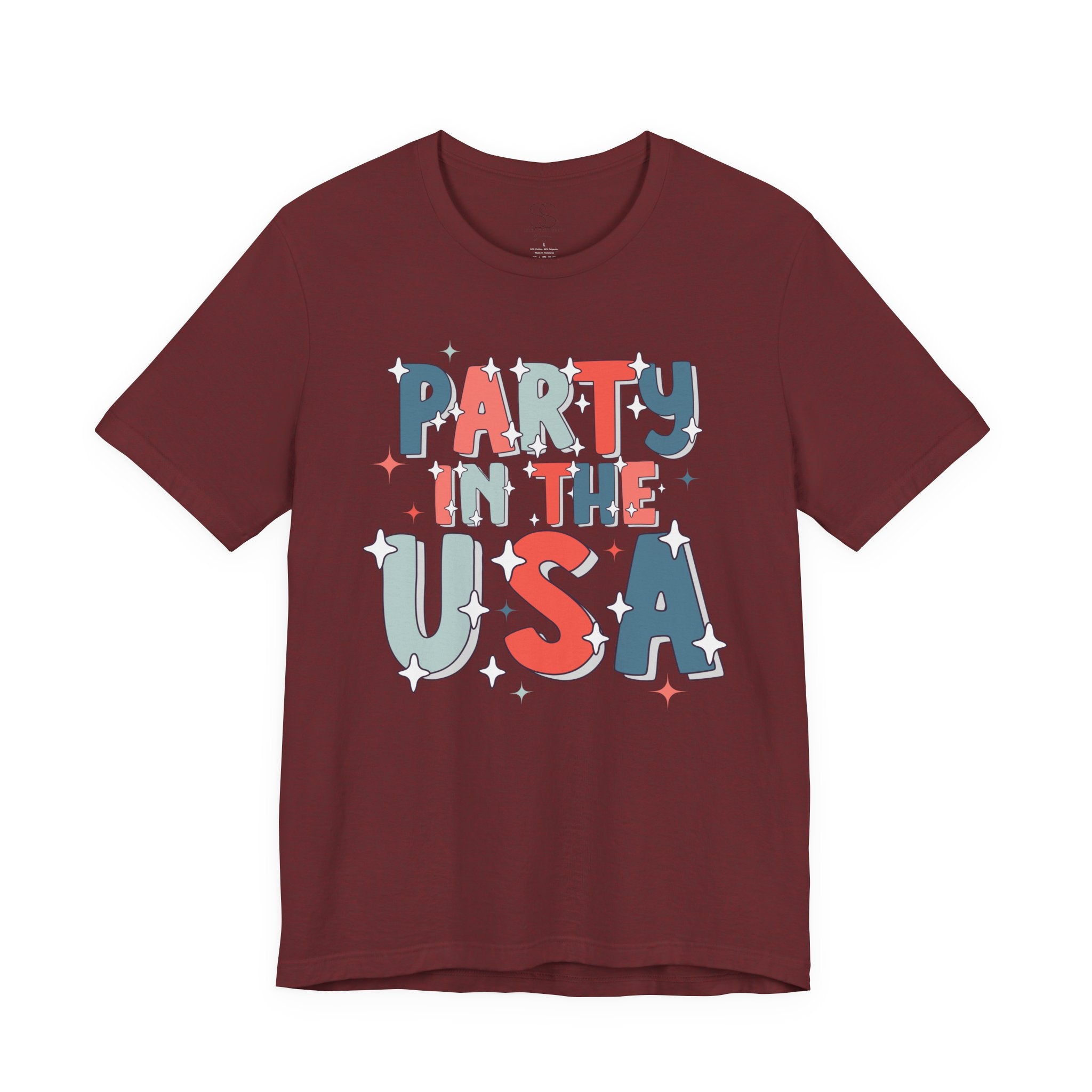 Party in the USA T-Shirt - Patriotic Fourth of July Graphic Tee