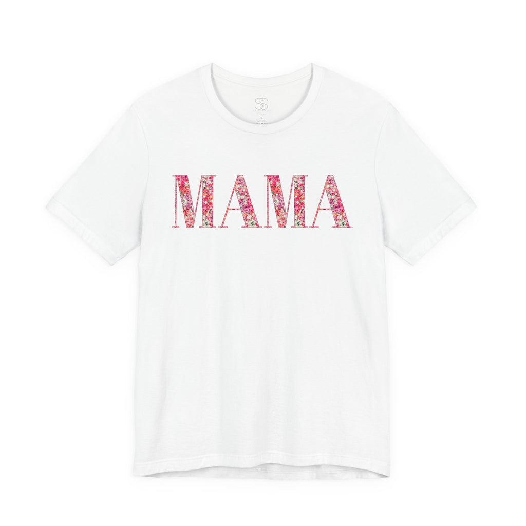 Mama Floral Tee — Women's Mother's Day Cotton T‑Shirt