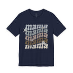 Mama Retro Tee — Vintage-Inspired 'Mama' Stacked Graphic T-Shirt