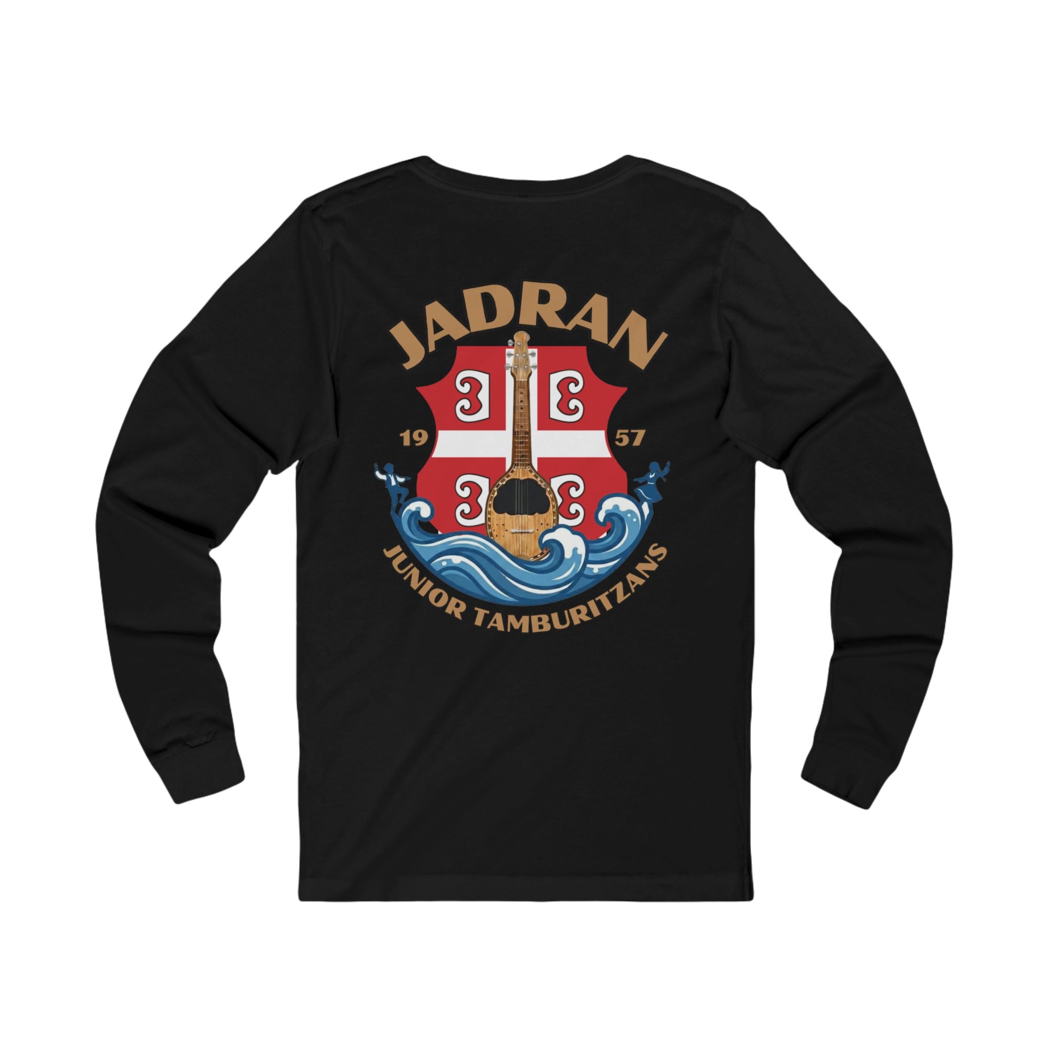 Jadran Junior Tamburitzans Long Sleeve Tee - Serbian Logo