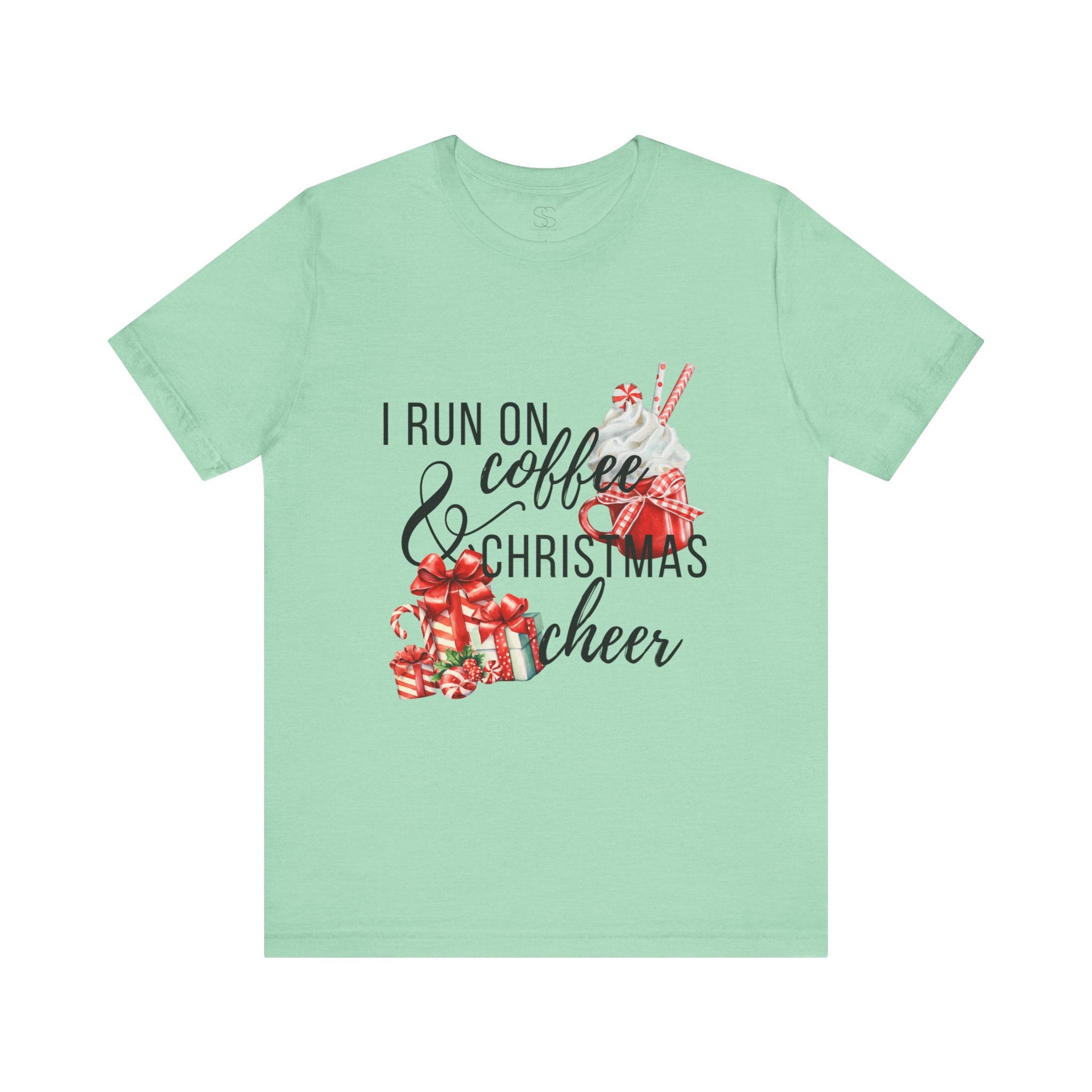 I Run on Coffee & Christmas Cheer Tee