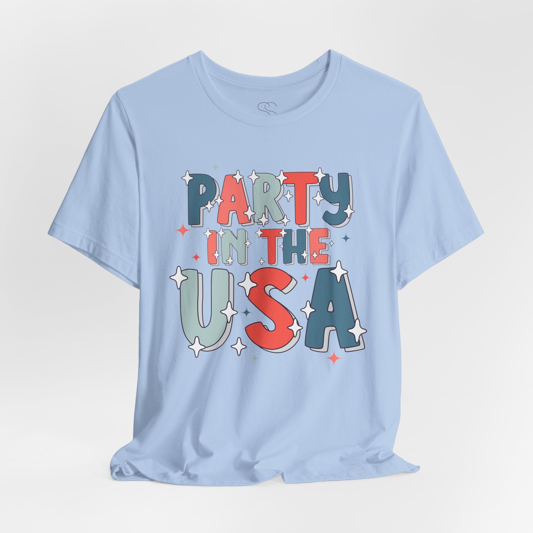 Party in the USA T-Shirt - Patriotic Fourth of July Graphic Tee