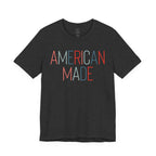 American Made Tee - Retro Red & Blue Graphic T-Shirt