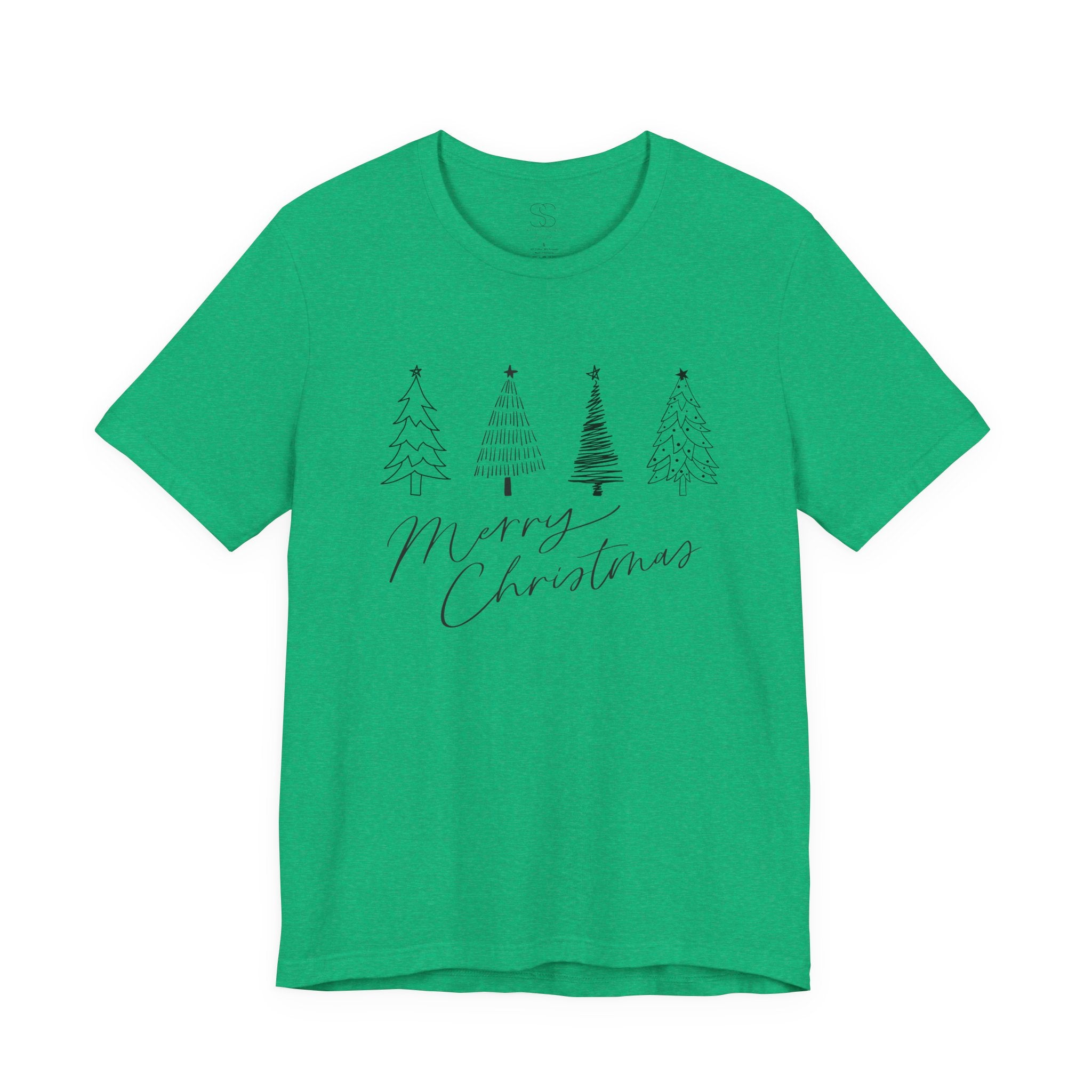 Merry Christmas Minimal Tree Tee