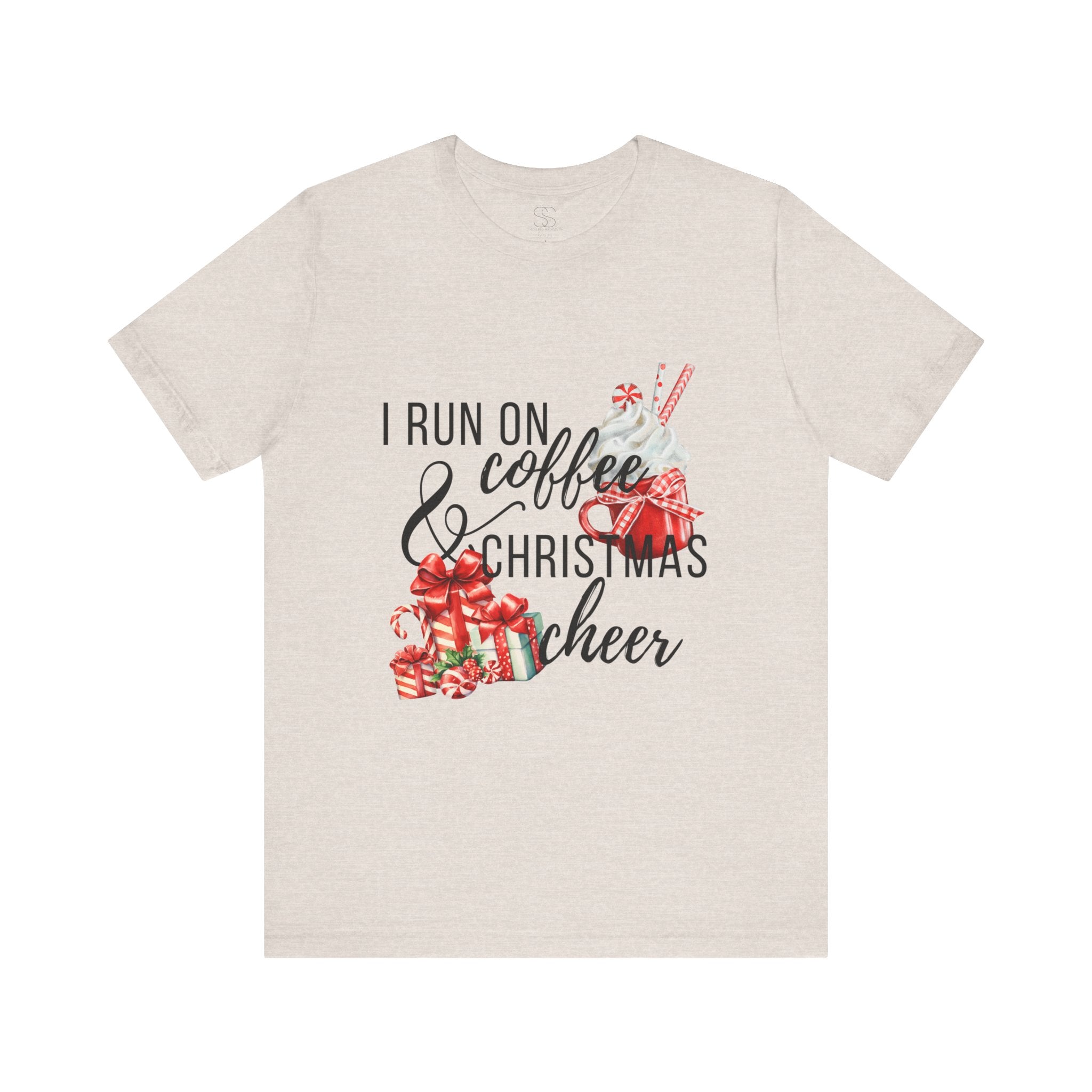 I Run on Coffee & Christmas Cheer Tee