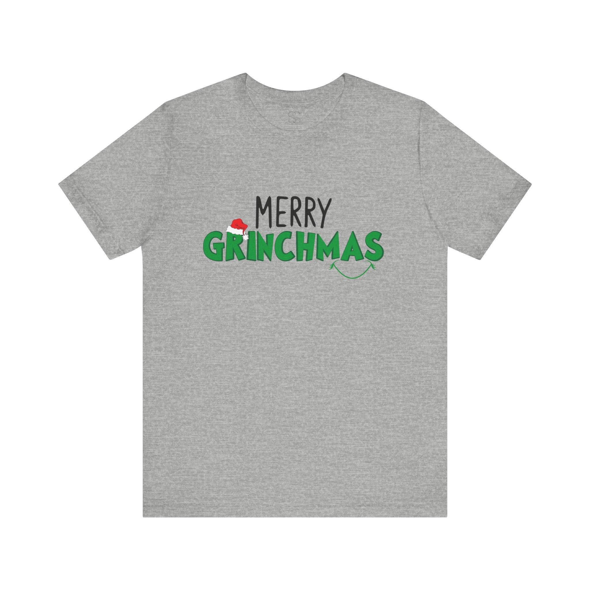 Merry Grinchmas Tee - Unisex Short Sleeve Christmas Shirt
