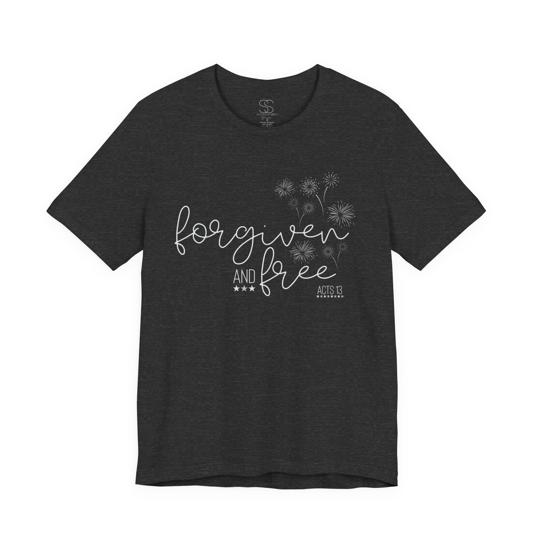 Forgiven and Free T-Shirt - Christian Faith Tee (Acts 13)