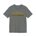 Pittsburgh Skyline T-Shirt — Gold City Outline Tee