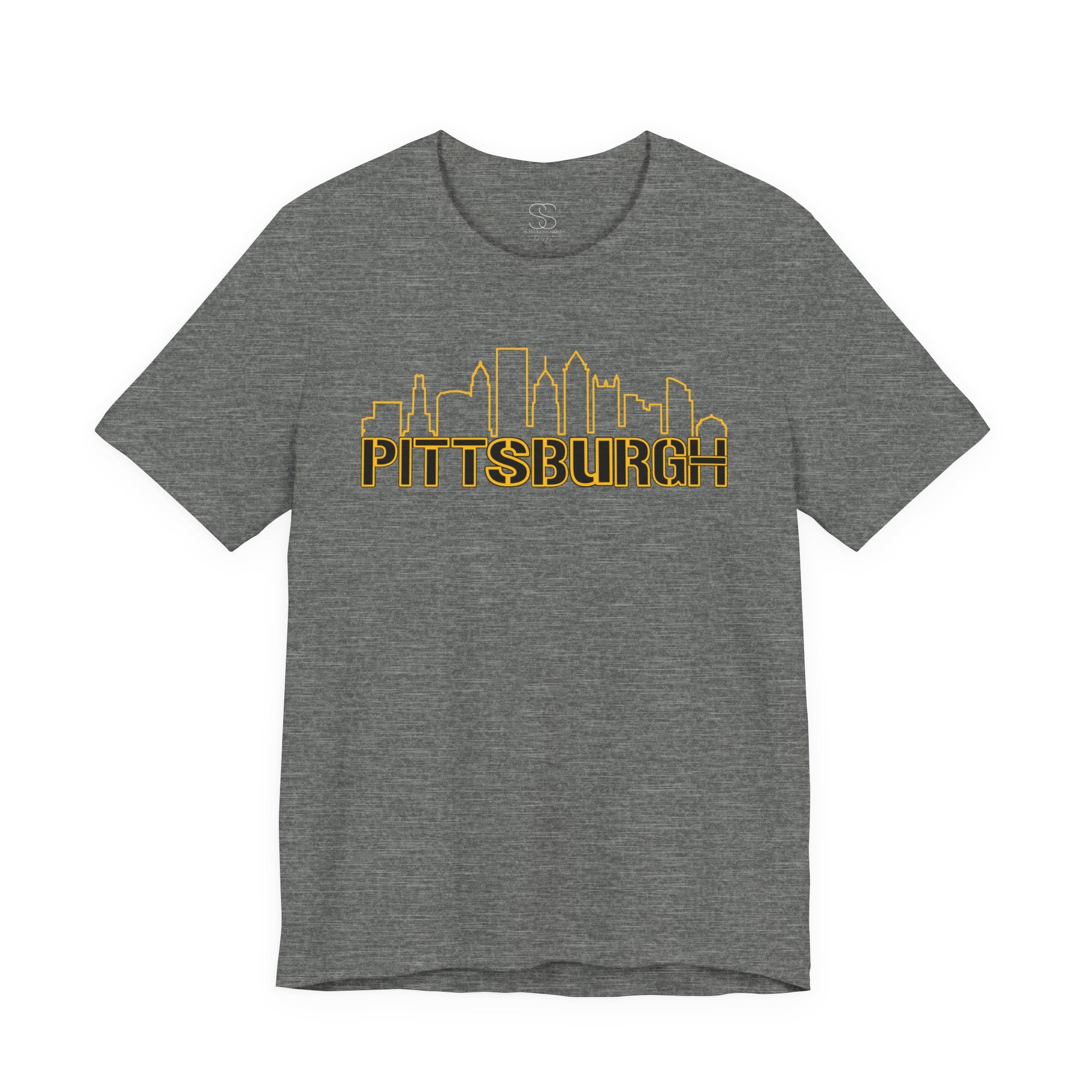 Pittsburgh Skyline T-Shirt — Gold City Outline Tee