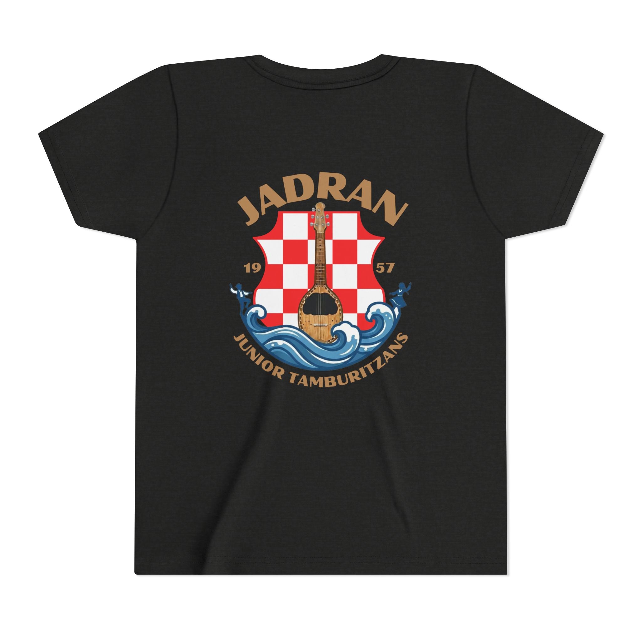 Jadran Junior Tamburitzans Kid Shirt - Tan Lettering