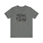 Merry & Bright Christmas Tee - Holiday Light Script T-Shirt