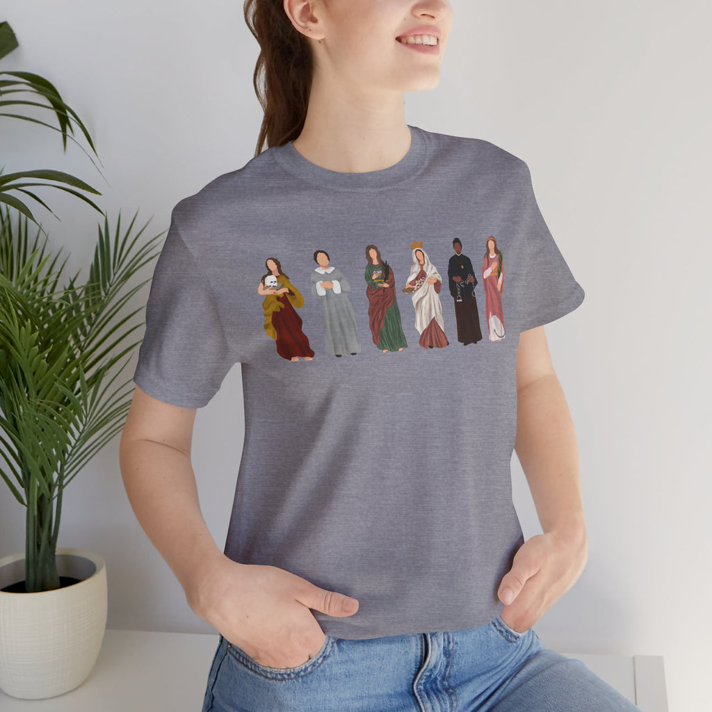 Holy Women Figures Illustration T-Shirt - Saints