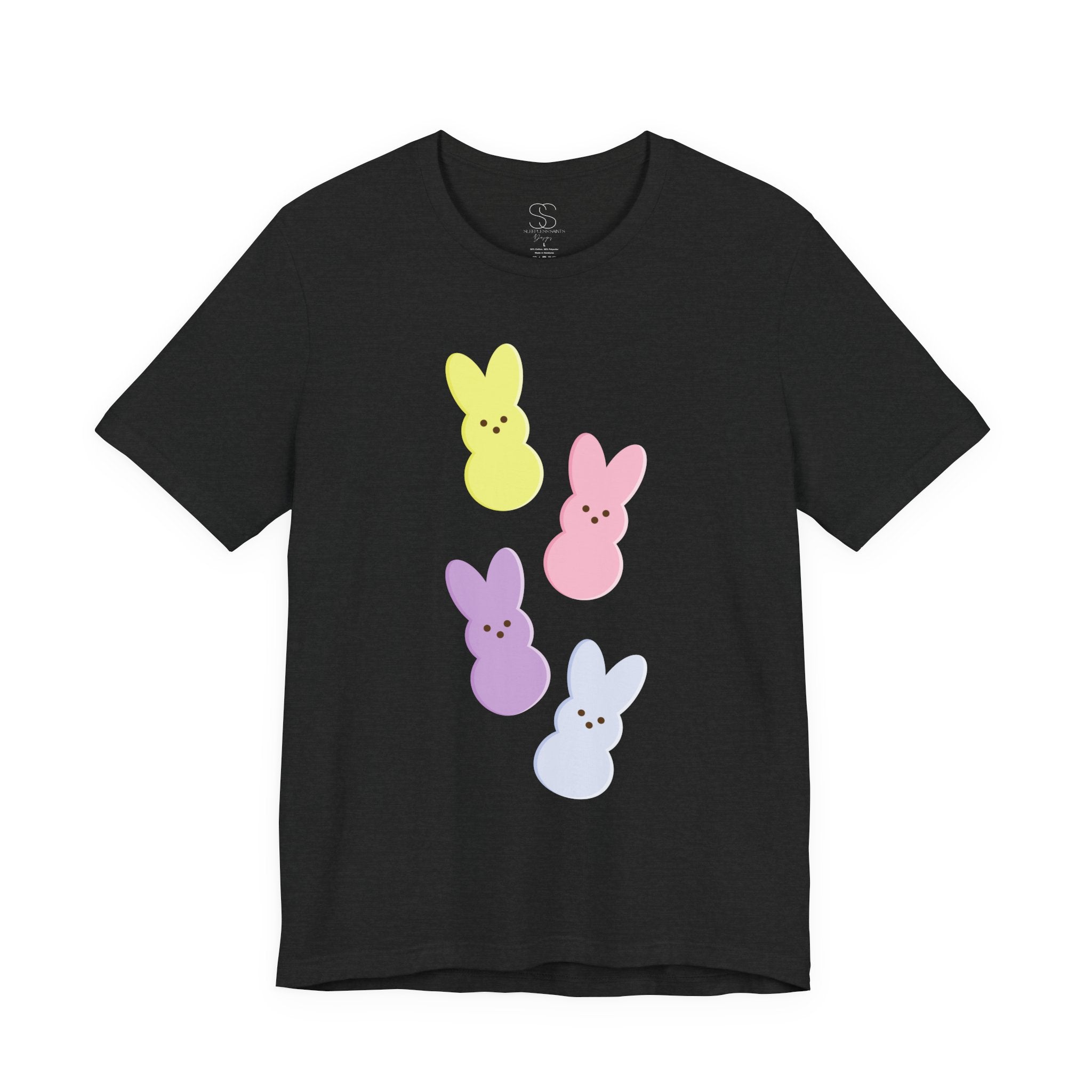 Easter Peeps Bunny Tee — Pastel Marshmallow Bunnies T-Shirt