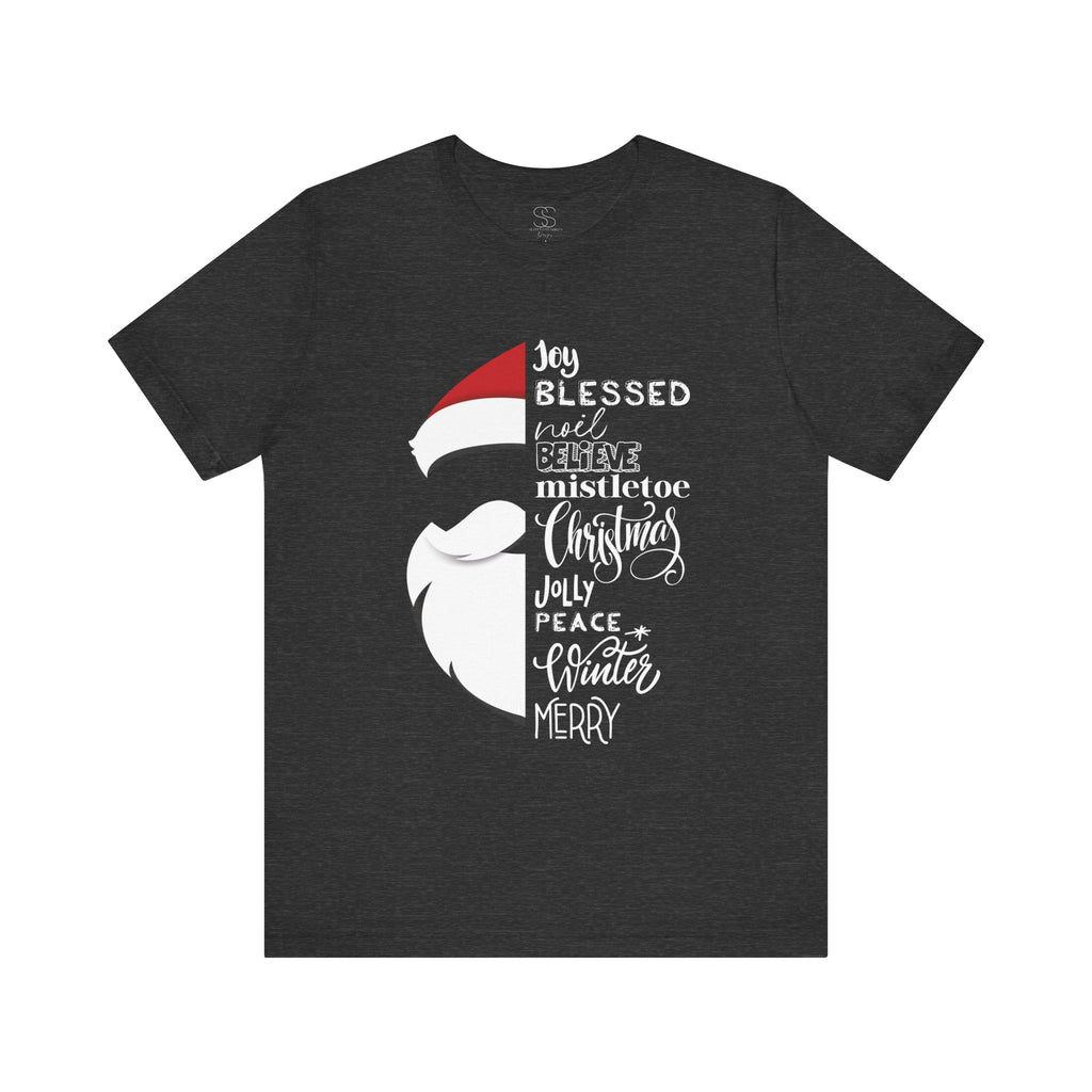 Christmas Santa Word Holiday T-Shirt