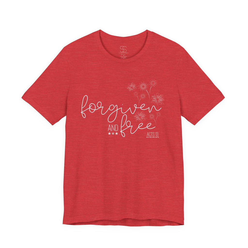 Forgiven and Free T-Shirt - Christian Faith Tee (Acts 13)
