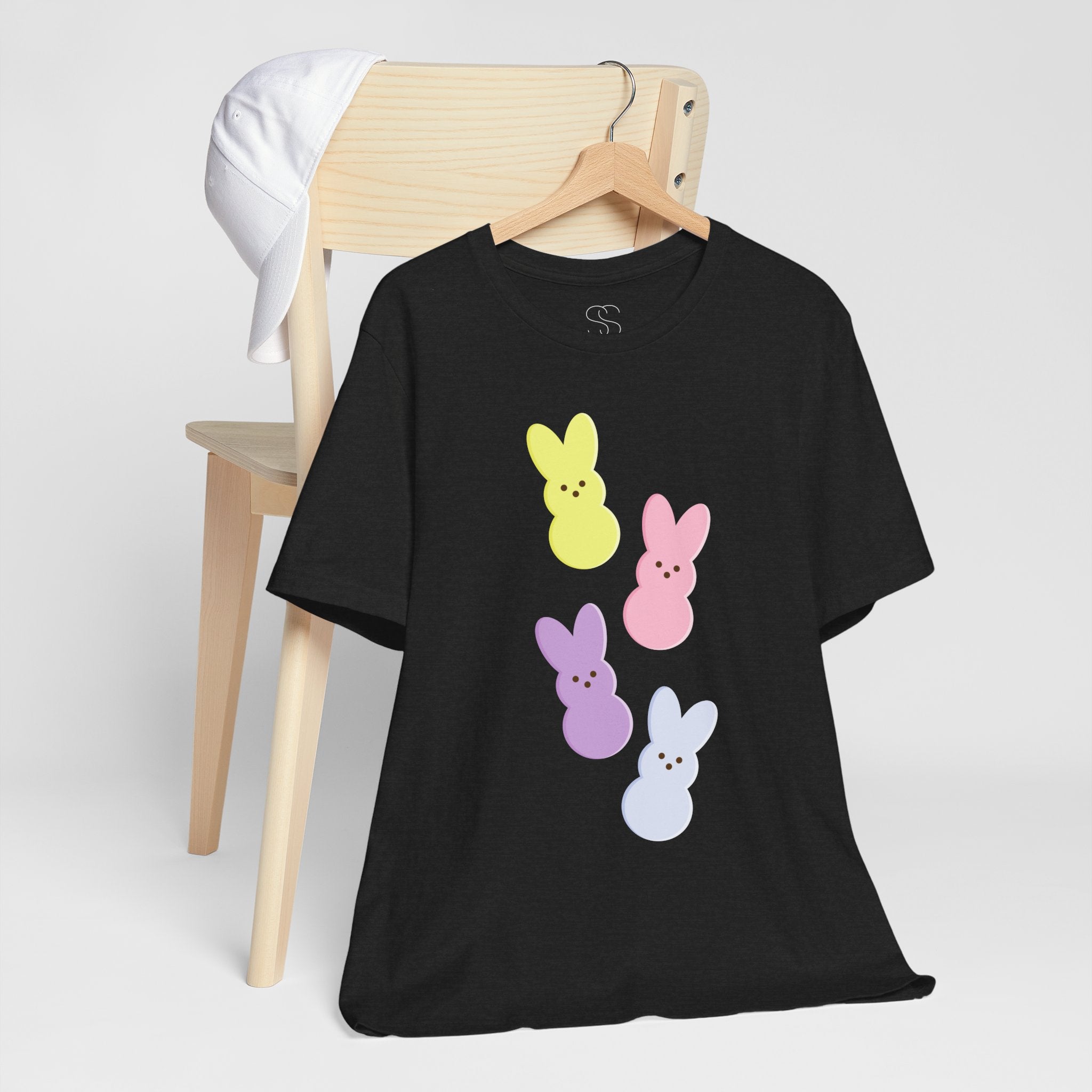 Easter Peeps Bunny Tee — Pastel Marshmallow Bunnies T-Shirt
