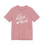 Taxi Mom T‑Shirt — Vintage Script 'Taxi Mom' Graphic Tee