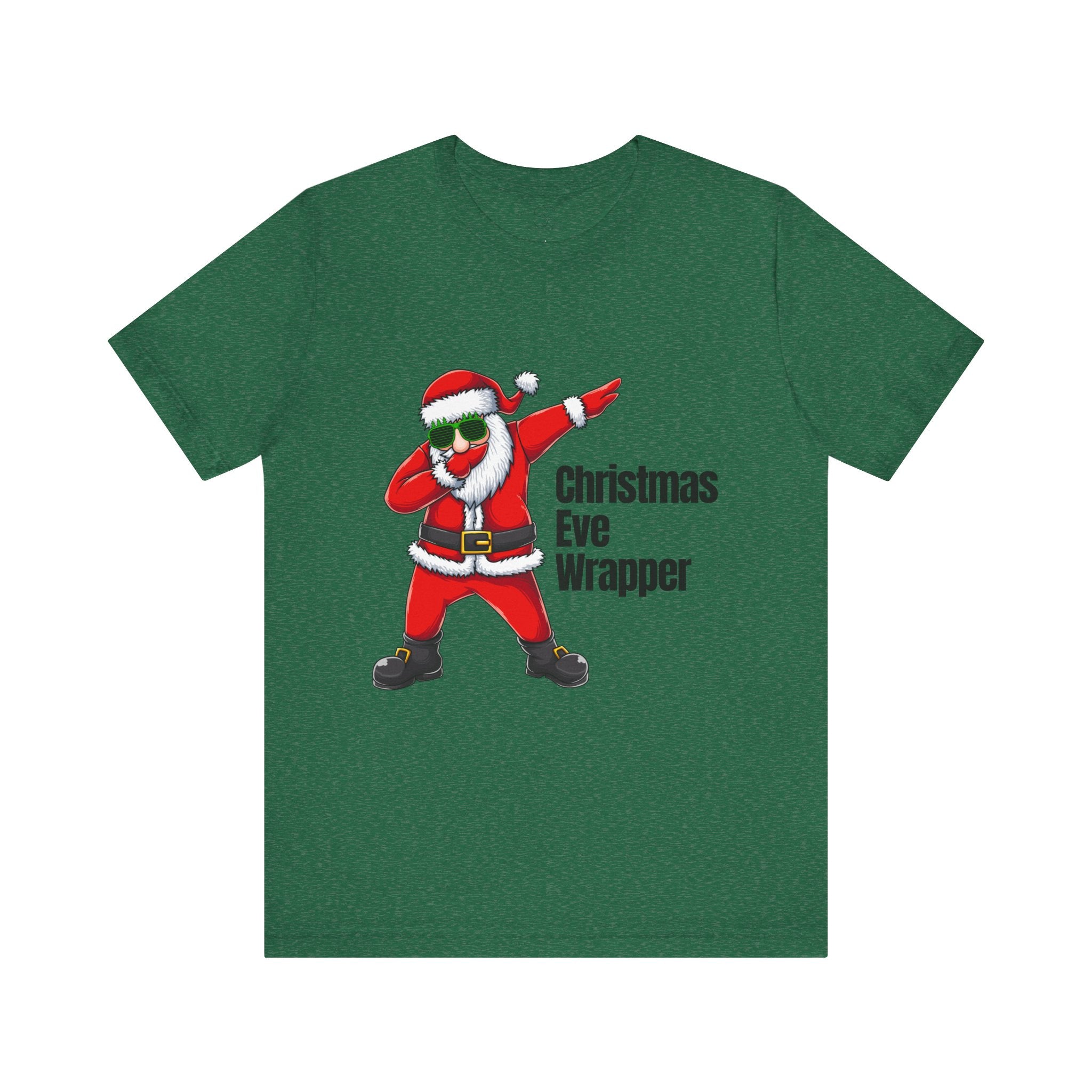 Christmas Eve Wrapper T-Shirt — Dabbing Santa Holiday Tee