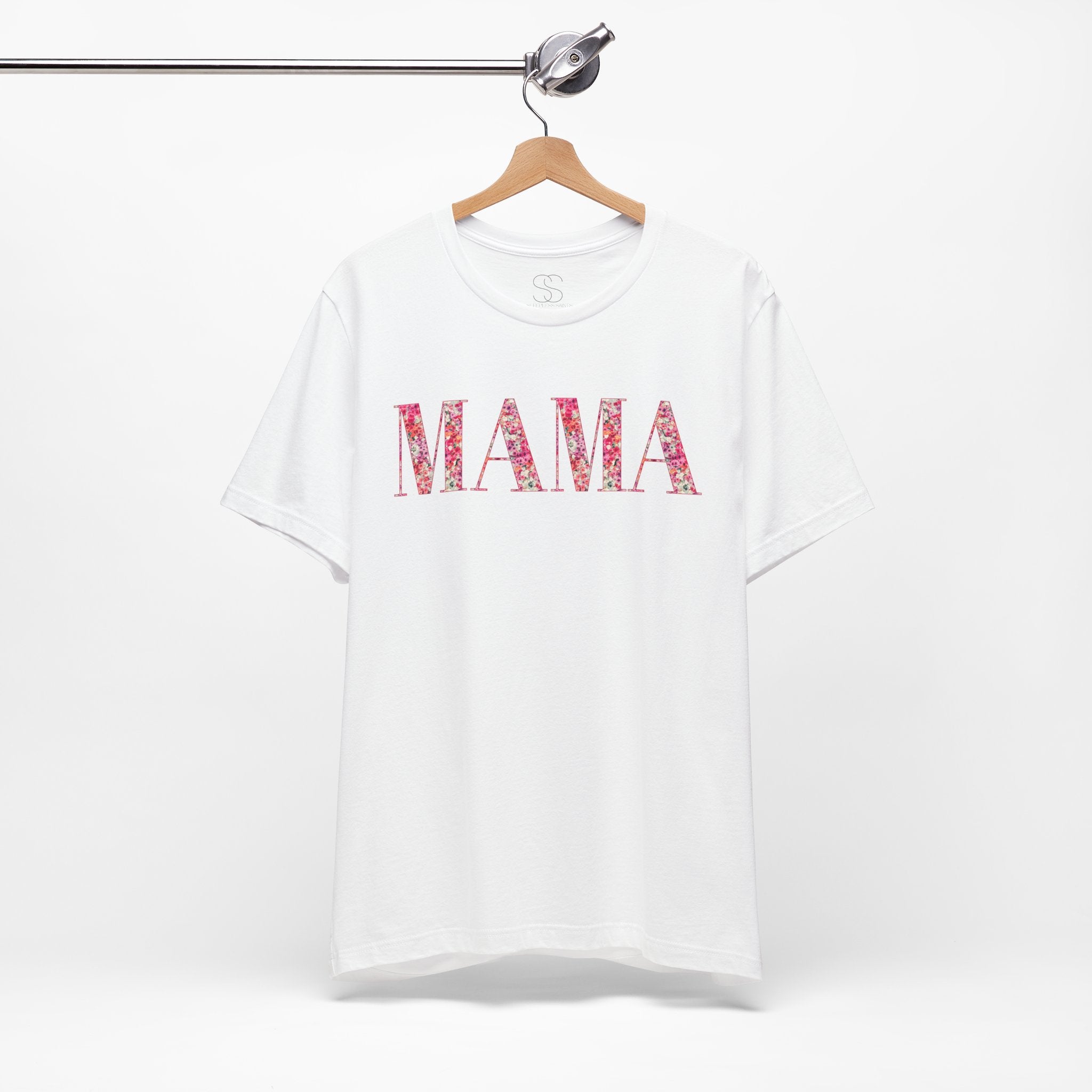 Mama Floral Tee — Women's Mother's Day Cotton T‑Shirt