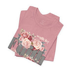 Faith Floral Tee — “Walk by Faith and Not by Sight” Inspirational T‑Shirt