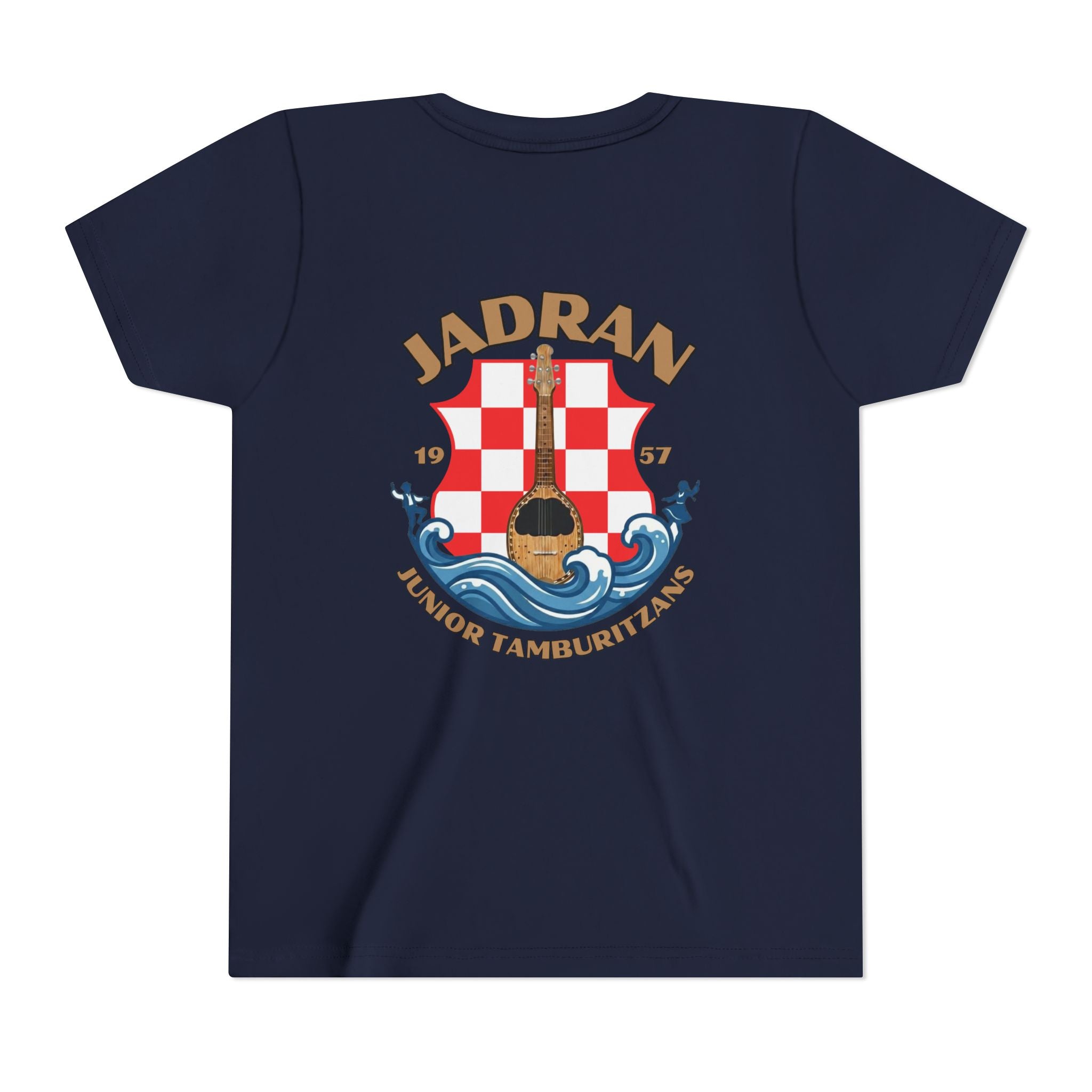 Jadran Junior Tamburitzans Kid Shirt - Tan Lettering